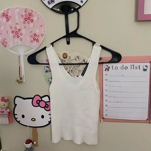 White Brandy Melville Tank